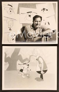 6v841 DEPUTY DAWG SHOW 4 TV 7x9 stills '59 cool artwork from cartoon show!