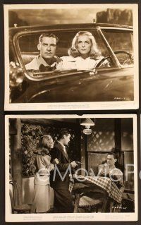 6v842 DESERT FURY 4 8x10 stills '47 Burt Lancaster, John Hodiak, Lizabeth Scott!