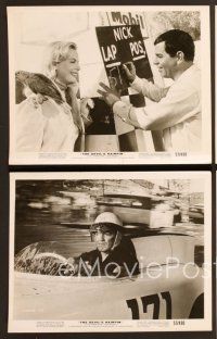 6v531 DEVIL'S HAIRPIN 7 8x10 stills '57 Cornel Wilde, Jean Wallace, great car racing image!