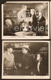 6v424 DOOLINS OF OKLAHOMA 8 8x10 stills R55 Randolph Scott, Louise Allbritton, John Ireland