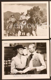 6v427 DRIFTIN' RIVER 8 8x10 stills '46 Eddie Dean & his horse Flash, Shirley Patterson, Roscoe Ates