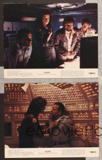 6v209 ALIEN 5 color 8x10 stills '79 Ridley Scott, Sigourney Weaver, Harry Dean Stanton!