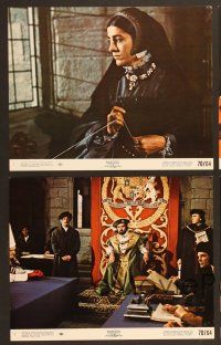 6v102 ANNE OF THE THOUSAND DAYS 8 color 8x10 stills '70 King Richard Burton & Genevieve Bujold!