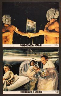 6v100 ANDROMEDA STRAIN 8 8x10 mini LCs '71 Michael Crichton novel, directed by Robert Wise!