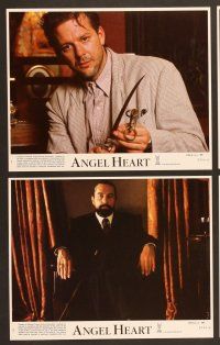 6v101 ANGEL HEART 8 8x10 mini LCs '87 Robert DeNiro, Mickey Rourke, Lisa Bonet, Alan Parker!