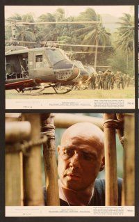 6v105 APOCALYPSE NOW 8 8x10 mini LCs '79 Francis Ford Coppola, Marlon Brando, Robert Duvall, Sheen