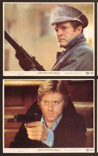 6v088 3 DAYS OF THE CONDOR 8 8x10 mini LCs '75 secret agent Robert Redford & Faye Dunaway!