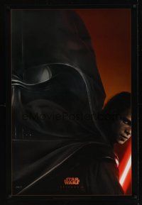 6y560 REVENGE OF THE SITH teaser DS 1sh '05 Star Wars Episode III, cool art of Hayden Christensen!