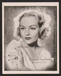 6z539 CAROLE LOMBARD 8x10 fan photo '30s great portrait of sexy actress!