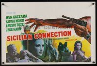 7a708 SICILIAN CONNECTION Belgian '72 Baldi's Afyon oppio, Ben Gazzara, Silvia Monti, Fausto Tozzi