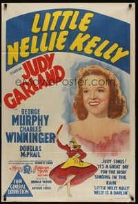 7e367 LITTLE NELLIE KELLY Aust 1sh '40 Judy Garland in George Cohan's great Broadway show!