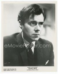 7f121 DIRK BOGARDE 8x10 still '65 bewildered head & shoulders portrait from Darling!