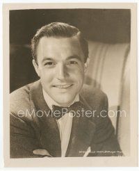 7f153 GENE KELLY 8.25x10 still '40s great head & shoulders smiling portrait wearing a bowtie!