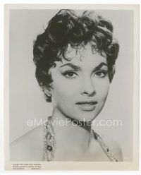 7f171 GINA LOLLOBRIGIDA 8x10 still '57 head & shoulders portrait of the beautiful Italian actress!