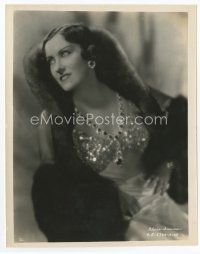 7f179 GLORIA SWANSON 8x10 still '31 sexy c/u wearing incredible Chanel gown from Tonight or Never!