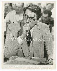 7f183 GREGORY PECK 8x10 still R65 close up as Atticus Finch in court from To Kill a Mockingbird!