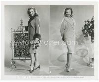 7f204 HONOR BLACKMAN 8x10 still '65 split image modeling different outfits from Moment to Moment!