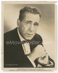 7f211 HUMPHREY BOGART 8x10 still '54 wonderful head & shoulders portrait in tuxedo from Sabrina!