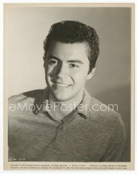 7f221 JAMES DARREN 8x10.25 still '58 c/u of the teen pop idol and actor wearing collared shirt!