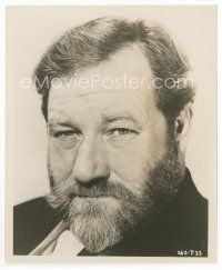 7f227 JAMES ROBERTSON JUSTICE 8x10 still '56 super close up headshot of the English actor!