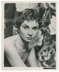 7f259 JEAN SIMMONS 8.25x10 still '54 wonderful bare-shouldered close up with short hair!