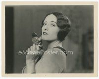 7f285 JOAN CRAWFORD 8x10 still '20s great head & shoulders close up applying her makeup!