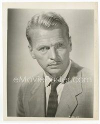 7f308 JOHN LUND 8x10 still '52 close portrait in suit & tie looking really serious!