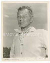 7f322 JOSEPH COTTEN 8.25x10 still '61 close up in costume looking scruffy from The Last Sunset!