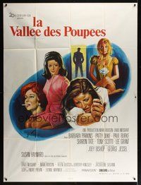 7h599 VALLEY OF THE DOLLS French 1p '67 sexy Sharon Tate, from Jacqueline Susann's erotic novel!