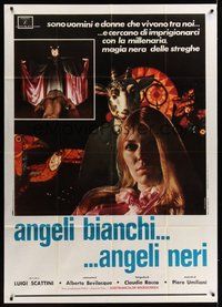 7h162 WITCHCRAFT '70 Italian 1p '70 Angeli bianchi... Angeli neri, wacky goat-headed demon!