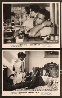 7t432 RAISIN IN THE SUN 12 8x10 stills '61 Sidney Poitier, from Lorraine Hansberry's play!