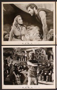 7t535 VIKINGS 9 8x10 stills '58 Kirk Douglas, Tony Curtis & sexy Janet Leigh!