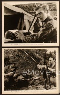 7t850 WAR HUNT 4 8x10 stills R74 Robert Redford in his first starring role, John Saxon!