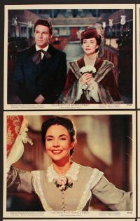 7t153 BARRETTS OF WIMPOLE STREET 12 color Eng/US 8x10 stills '57 pretty Jennifer Jones!