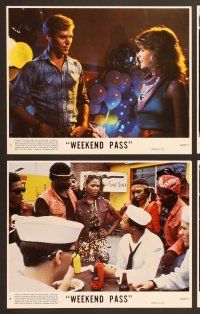 7t644 WEEKEND PASS 8 8x10 mini LCs '84 Lawrence Bassoff, D.W. Brown, Peter Ellenstein!