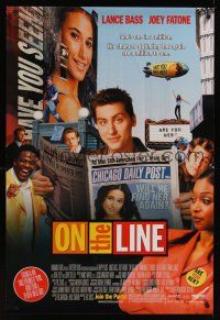 7x488 ON THE LINE DS 1sh '01 Lance Bass, Joey Fatone, Emmanuelle Chriqui!