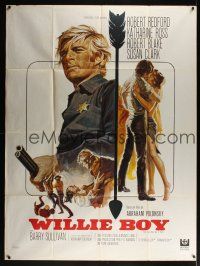 8c181 TELL THEM WILLIE BOY IS HERE French 1p '70 Robert Redford, Ross, completely different!