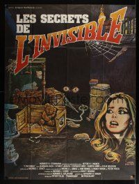 8c187 UNSEEN French 1p '82 Barbara Bach, Sydney Lassick, cool John Preston horror art!