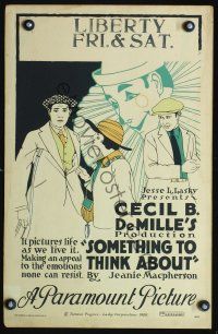 8c491 SOMETHING TO THINK ABOUT WC '20 Gloria Swanson, Cecil B. DeMille, Jeanie Macpherson