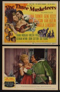 9c369 THREE MUSKETEERS 8 LCs '48 Lana Turner, Gene Kelly, June Allyson, Angela Lansbury