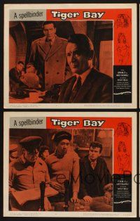 9c506 TIGER BAY 6 LCs '60 Horst Buchholz, introducing Hayley Mills!