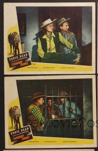 9c555 TORNADO RANGE 5 LCs '48 singing cowboy Eddie Dean, Jennifer Holt!