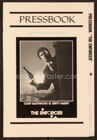 9g292 ENFORCER pressbook '76 Clint Eastwood as Dirty Harry!