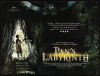 9h082 PAN'S LABYRINTH British quad '06 del Toro's El laberinto del fauno, cool fantasy image!