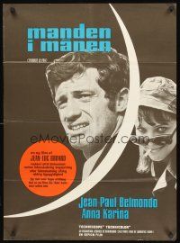 9h711 PIERROT LE FOU Danish '66 Jean-Luc Godard, Jean-Paul Belmondo, Anna Karina!