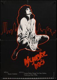 9h590 NEW YORK NIGHTS Yugoslavian '84 Corinne Wahl, George Ayer, cool sexy image!