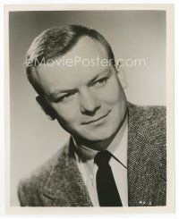 1m149 ALDO RAY 8x10 still '50s head & shoulders smiling portrait wearing suit & tie!