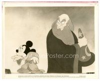 1m405 FANTASIA 8x10 still 1942 Disney classic, angry sorcerer takes Mickey Mouse's hat away!