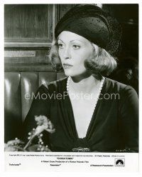 1m413 FAYE DUNAWAY 8x10 still '74 close up looking dazed in black from Chinatown!