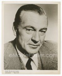 1m441 GARY COOPER 8x10 still '58 super close head & shoulders portrait wearing suit & tie!